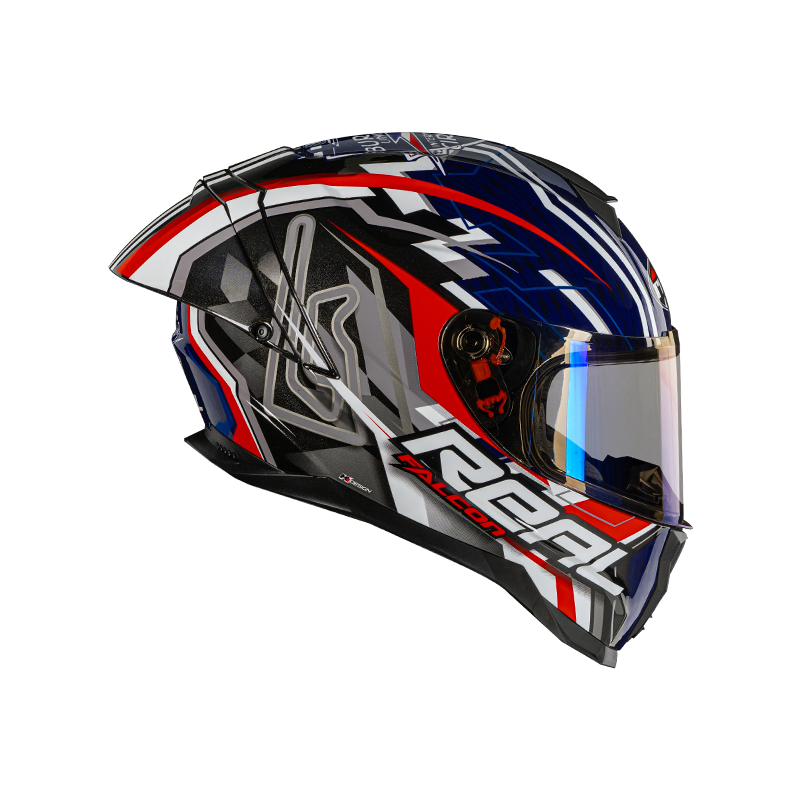  REAL รุ่น Falcon Icon ลาย Buriram Black/Blue/Red