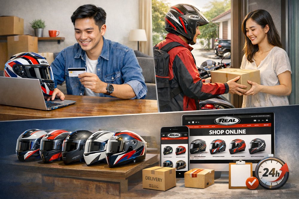 ซื้อหมวกกันน็อคออนไลน์ดีอย่างไร