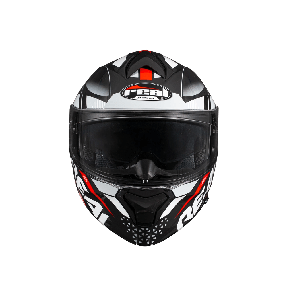 หมวกกันน็อค Atlas R1 Dual สีดำ-แดง