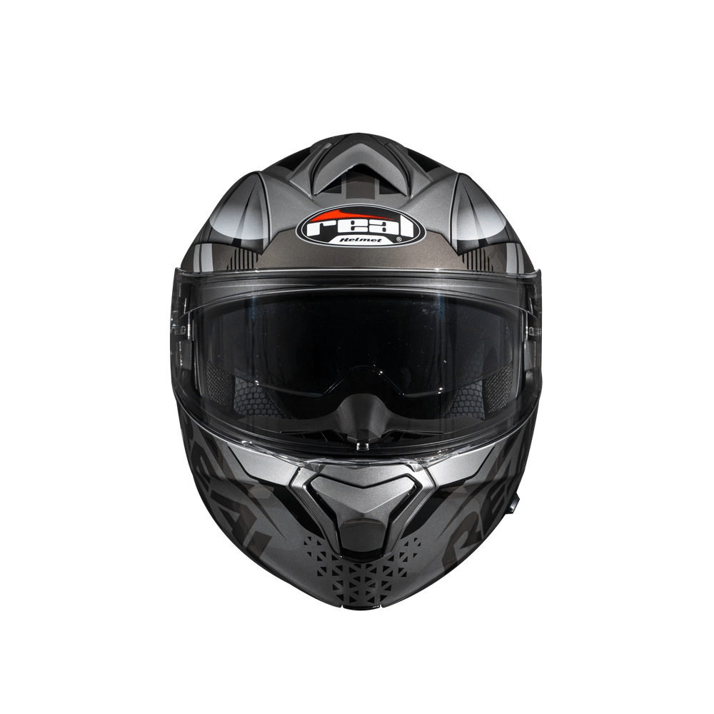 หมวกกันน็อค Atlas R1 Dual สีเงิน-เทา