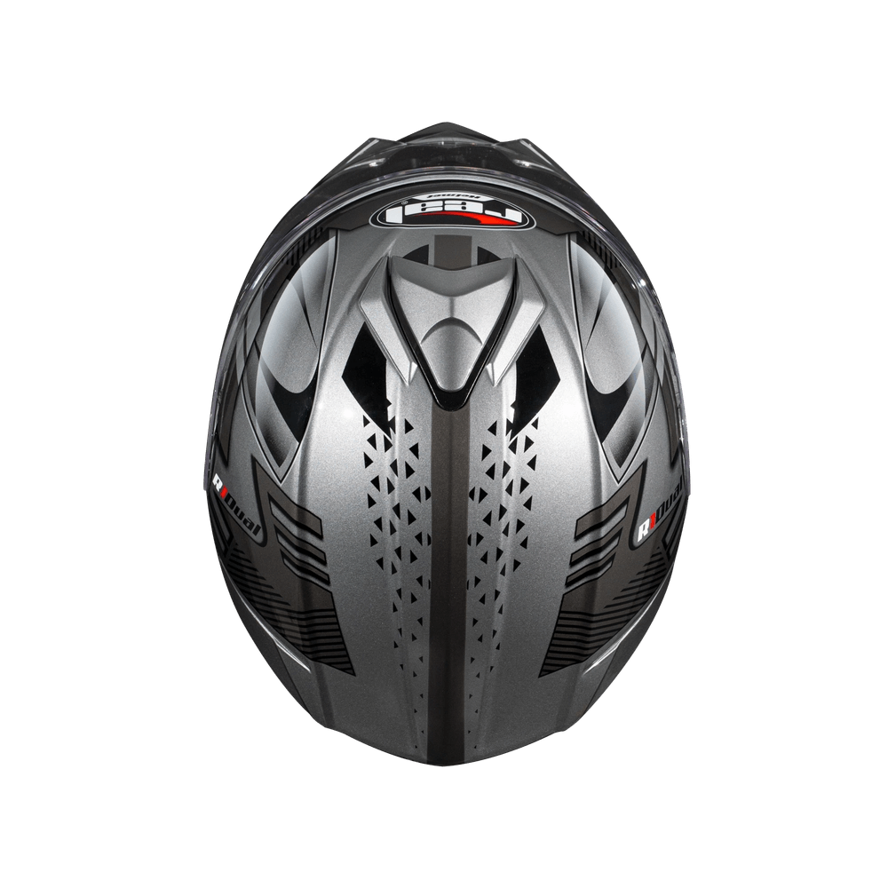 หมวกกันน็อค Atlas R1 Dual สีเงิน-เทา