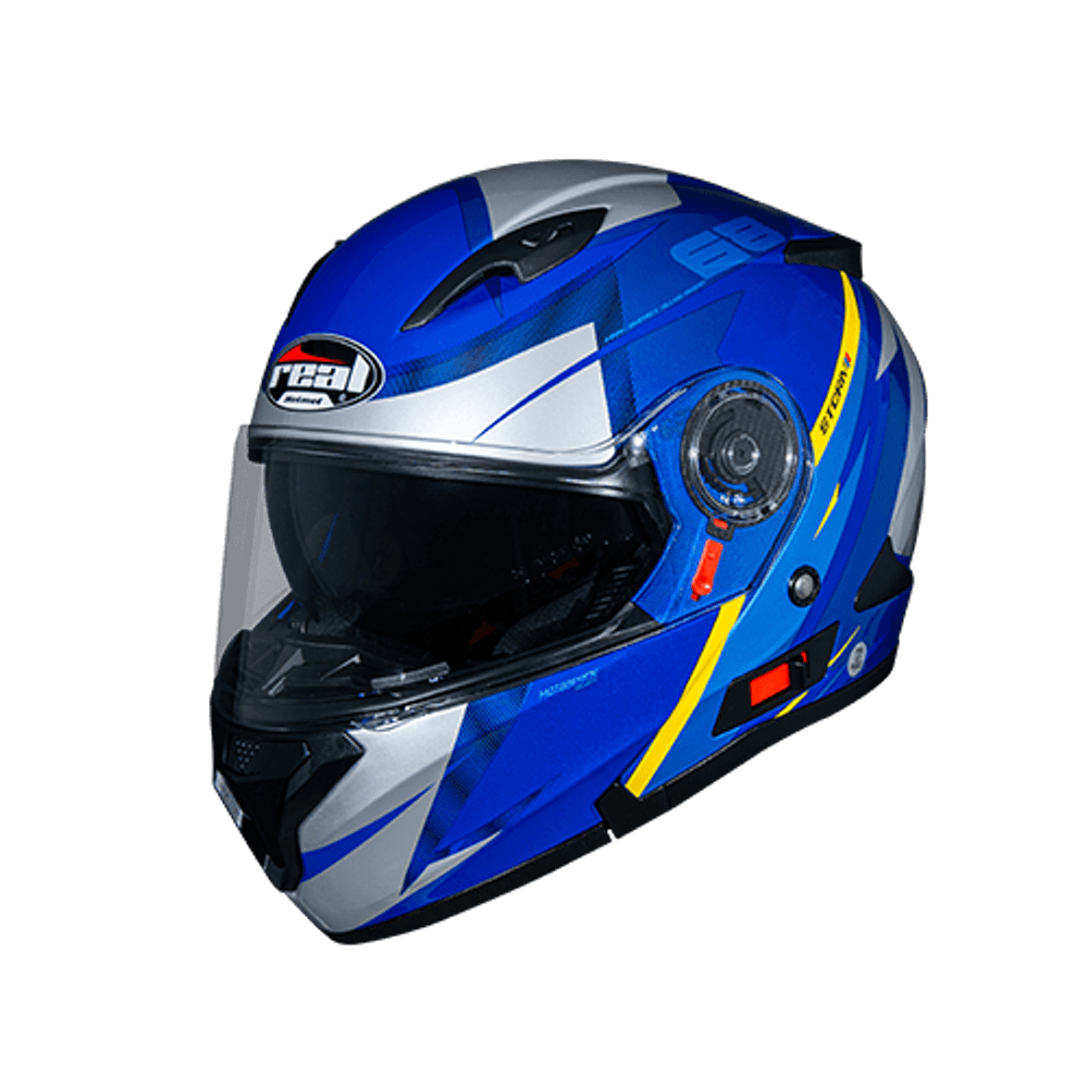 หมวกกันน็อค Storm Cyclone สีน้ำเงิน-เทา