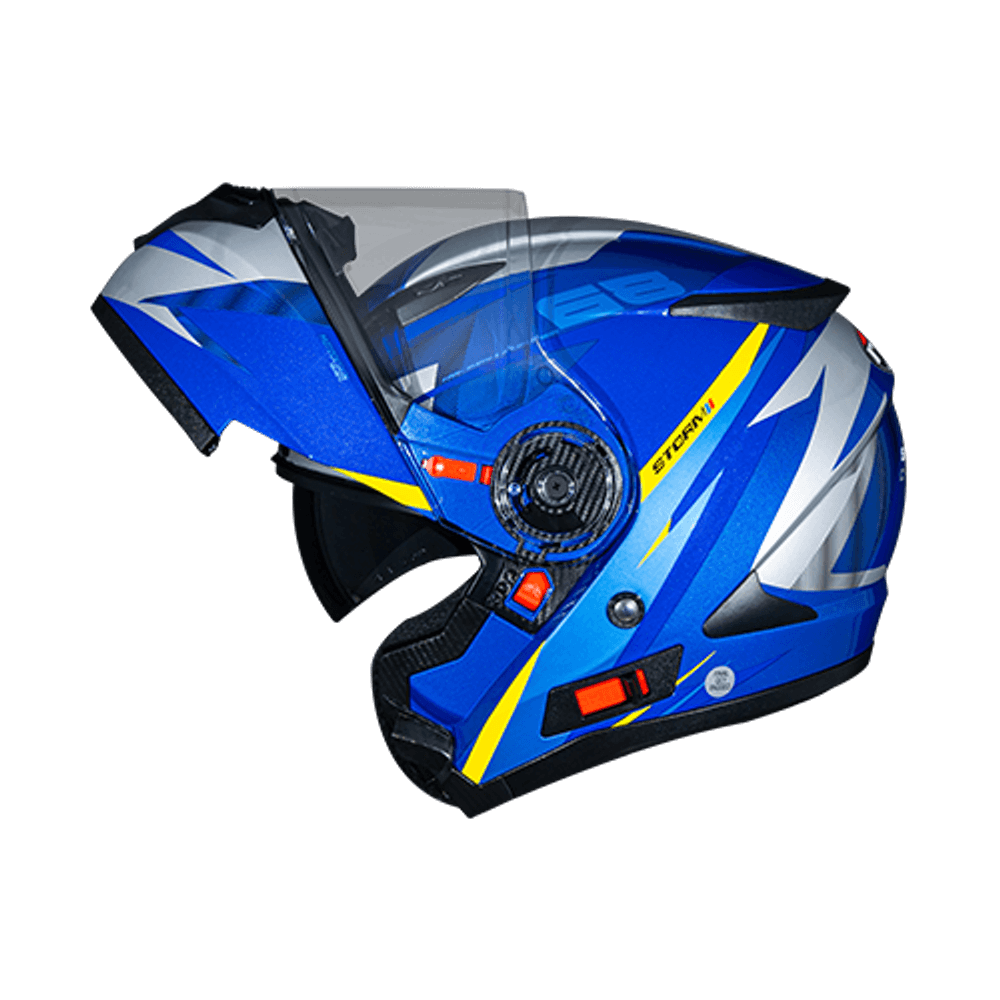หมวกกันน็อค Storm Cyclone สีน้ำเงิน-เทา