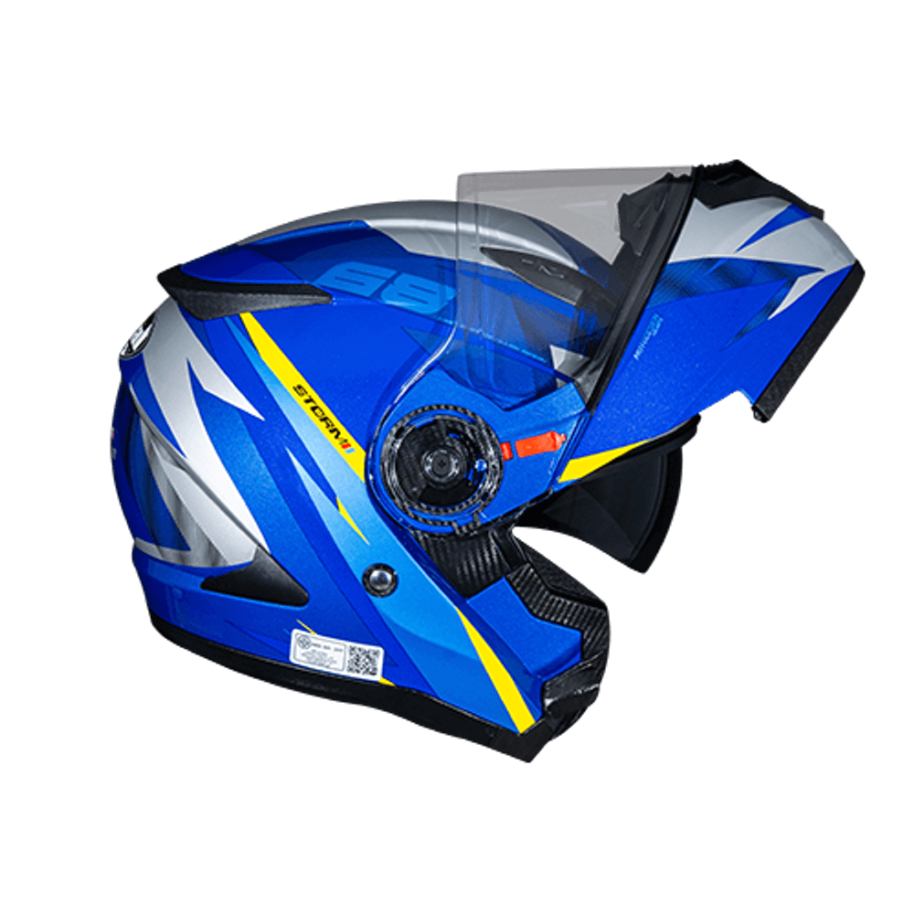 หมวกกันน็อค Storm Cyclone สีน้ำเงิน-เทา
