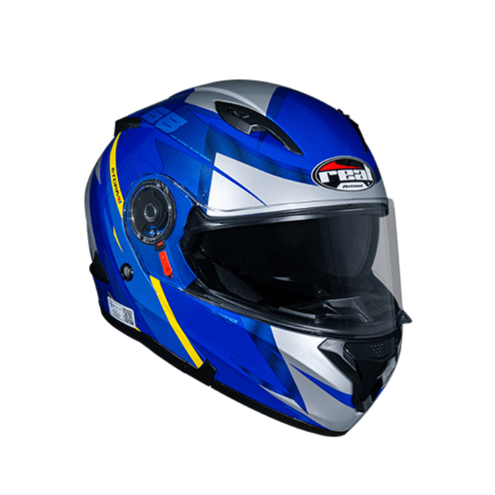 หมวกกันน็อค Storm Cyclone สีน้ำเงิน-เทา