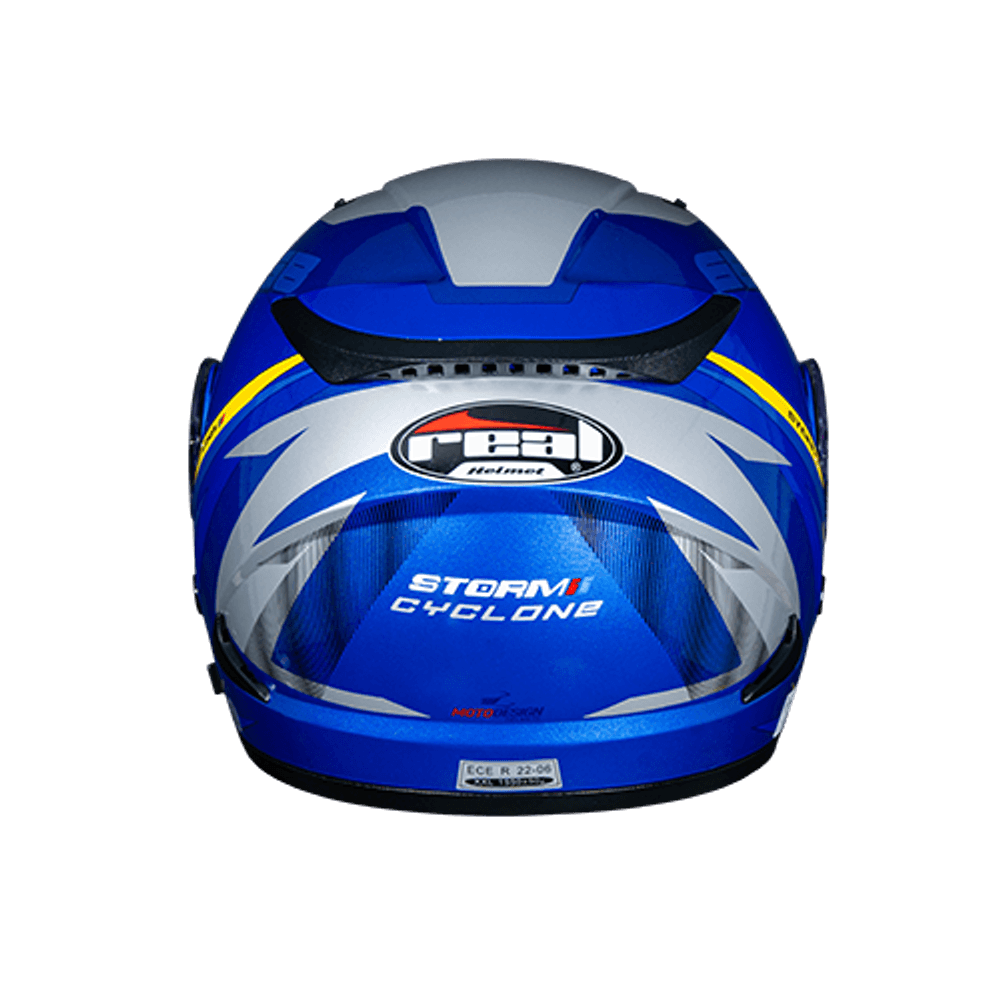 หมวกกันน็อค Storm Cyclone สีน้ำเงิน-เทา
